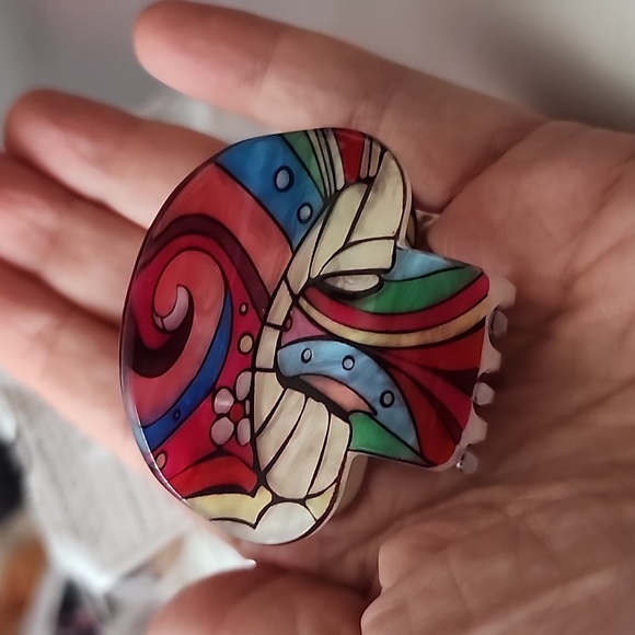 HIPPIE mushroom Hair Claw Limited  Quanity - Picture 6 of 6